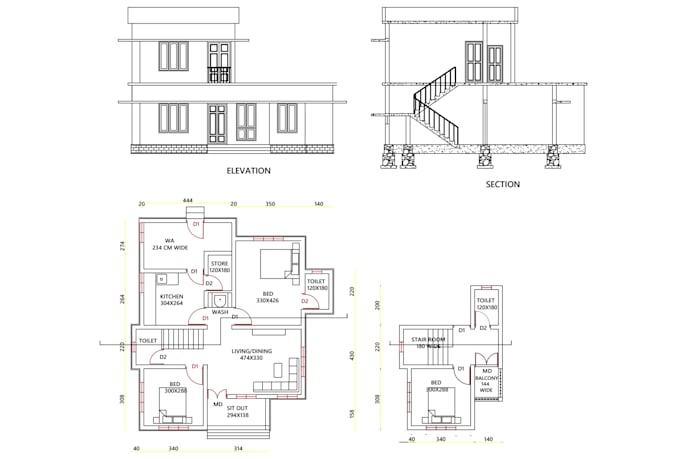 convert hand drawn sketches into autocad drawings